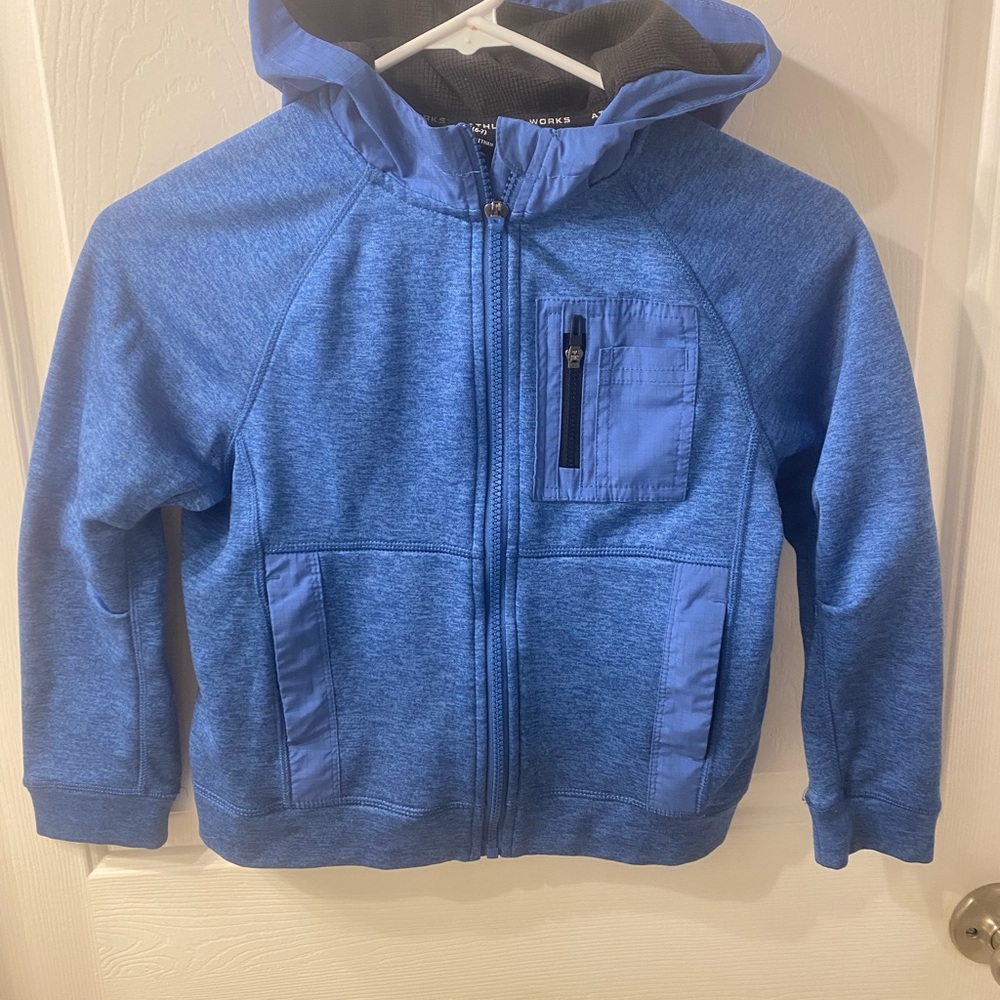 Athletic Works Kids Blue Zip-Up Hoodie
Size 6-7